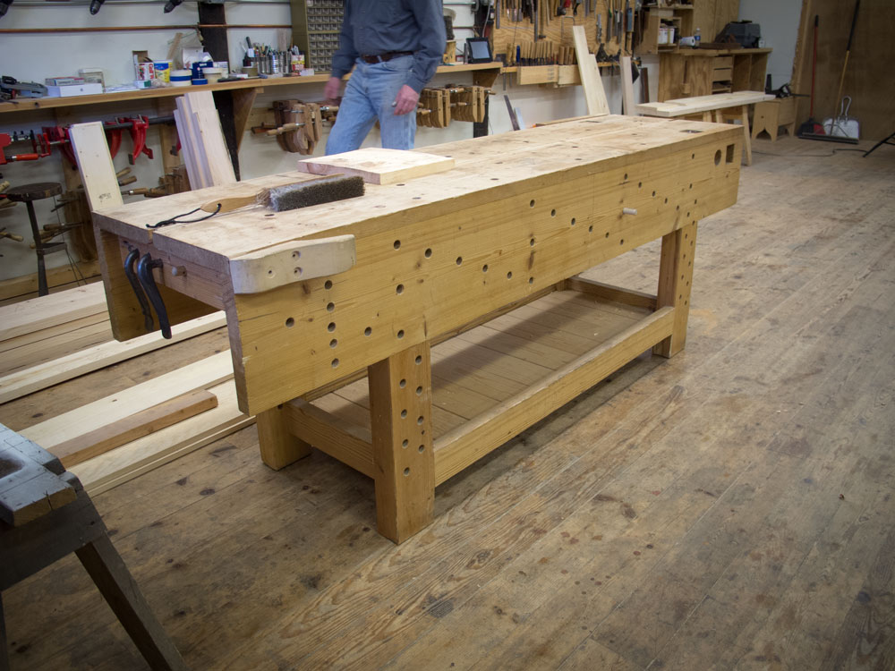 Joiners woodworking bench