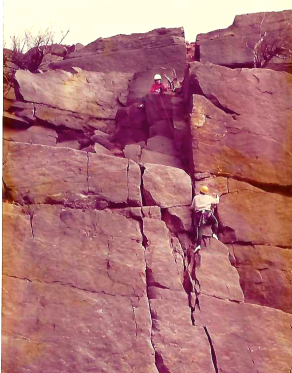 Kate Rock Climbin